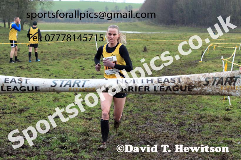 Senior womens 2022 North Eastern Harrier League, Thornley Farm, Peterlee, County Durham. Photo: David T. Hewitson/Sports for All Pics